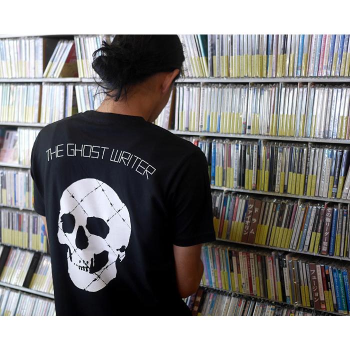 パンクロックTEE / Ghost Emblem (ゴースト エンブレム) Tシャツ (ブラック) -F- 半袖 黒色 骸骨 ドクロ柄 スカル SKULL PUNKROCK ワンポイント バックプリント |  | 04