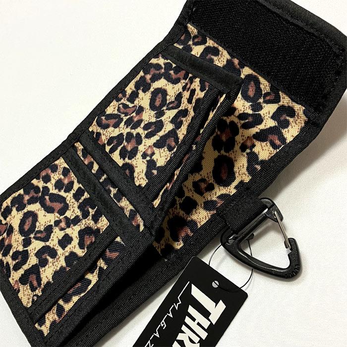 バイフォールドウォレット (レパード柄) - THRASHER スラッシャー -X- Bifold 二つ折り財布 サイフ レオパード ヒョウ柄 スケーター スケートボード ストリート | THRASHER | 04