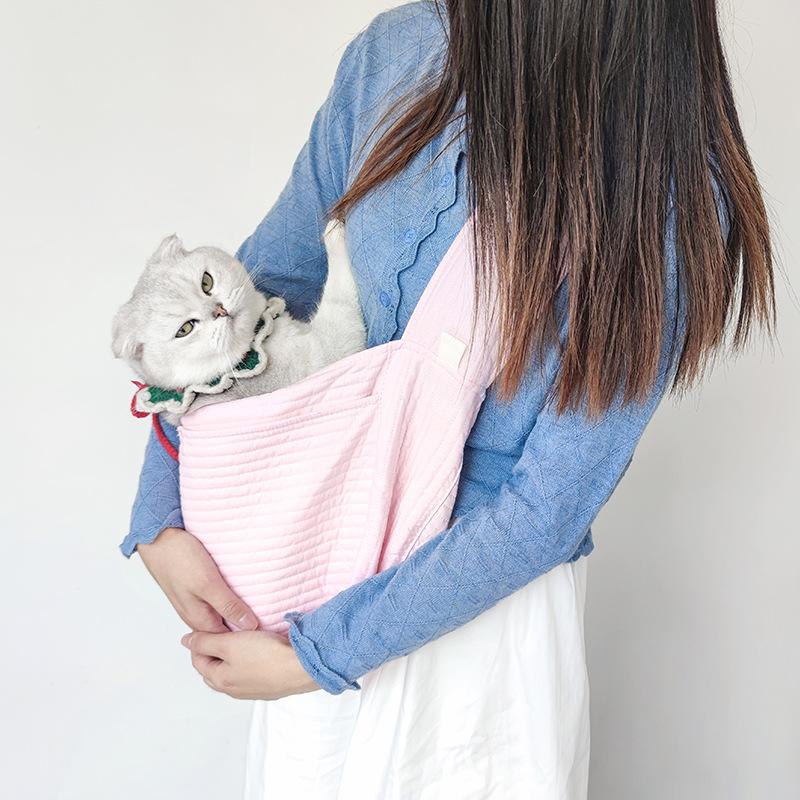 【31日迄！時間限定2%OFF】ペットスリング 抱っこひも 抱っこ紐 犬用 夏用 猫用 ショルダーバッグ スリング チワワ アウトドア 外遊び 猫 犬 旅行 通院｜bambino2023｜12