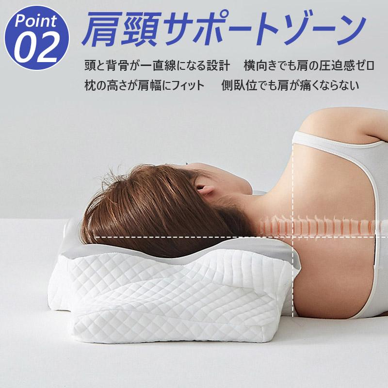 枕 記憶枕 低反発枕 蝶形枕 人間工学枕 ネックピロー 肩こり枕 首枕