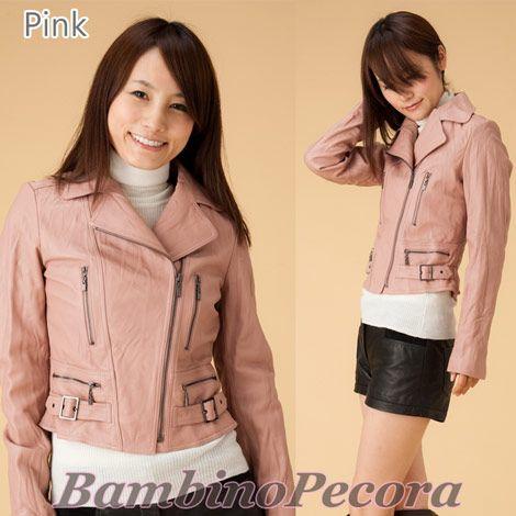 レザージャケット　ライダースジャケット　レディース　ライダーズ　ラムレザー 本革　本皮 |  | 04