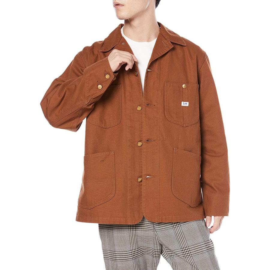 １着でも送料無料 カバーオール リー Dungarees Xl ブラウン メンズ Brown Jacket Loco コート アウター