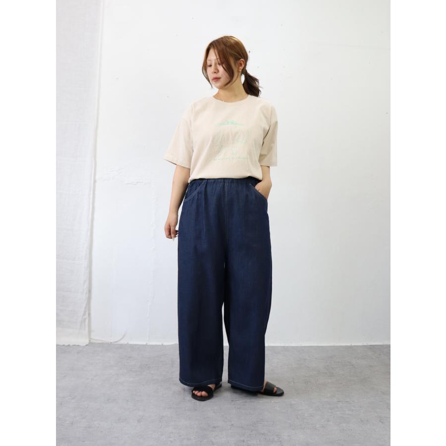 【春夏アイテム 30％オフセール】【再入荷｜HEAVENLY （ヘブンリー）コットン リネン 4.5OZ デニム ワイド パンツ |  | 02