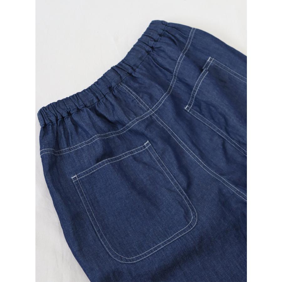 【春夏アイテム 30％オフセール】【再入荷｜HEAVENLY （ヘブンリー）コットン リネン 4.5OZ デニム ワイド パンツ |  | 07