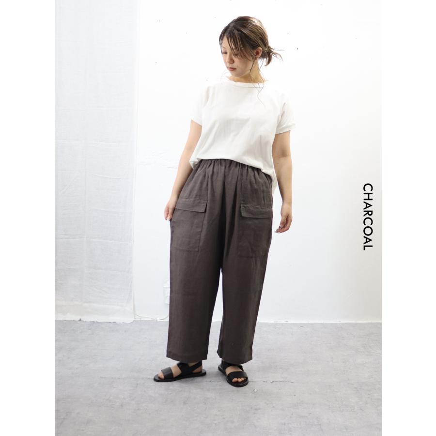 HEAVENLYヘビーリネンタックパンツ　ゼロハチマブnest Robe　SM2 HEAVENLY （ヘブンリー）ヘビー リネン フロント ポケット パンツ