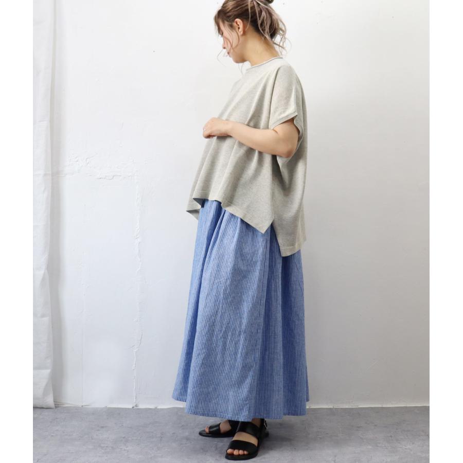 再値下げ！【新品】HEAVENLY(ヘブンリー)コットンリネンスキッパーブラウス 最終入荷】HEAVENLY(ヘブンリー) コットン リネン デニム フロント