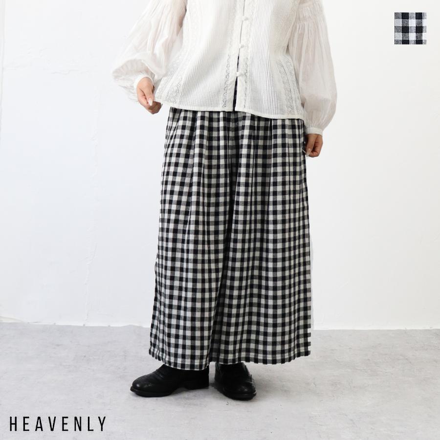 HEAVENLY （ヘブンリー）リネン レーヨン ガウチョ パンツ【2026春夏