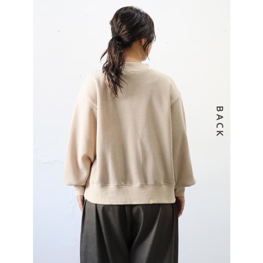 30％オフセール】NARU（ナル）AWダブルワッフルプルオーバー【2025秋冬