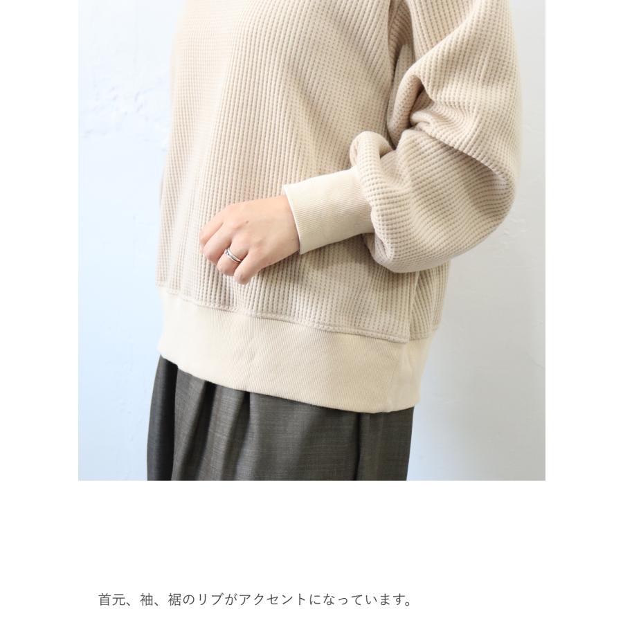 20％オフセール】NARU（ナル）AWダブルワッフルプルオーバー【2025秋冬