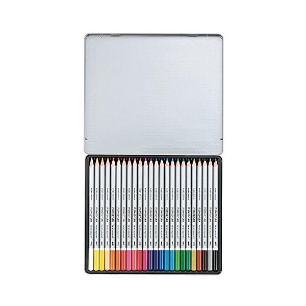 ステッドラー（STAEDTLER） カラト アクェレル 水彩色鉛筆 24色セット