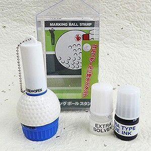 マーキングボールスタンプ イラスト 数字 7 白抜き 印面サイズ 直径10mm 新色追加して再販 マイボール作成スタンプ マーク