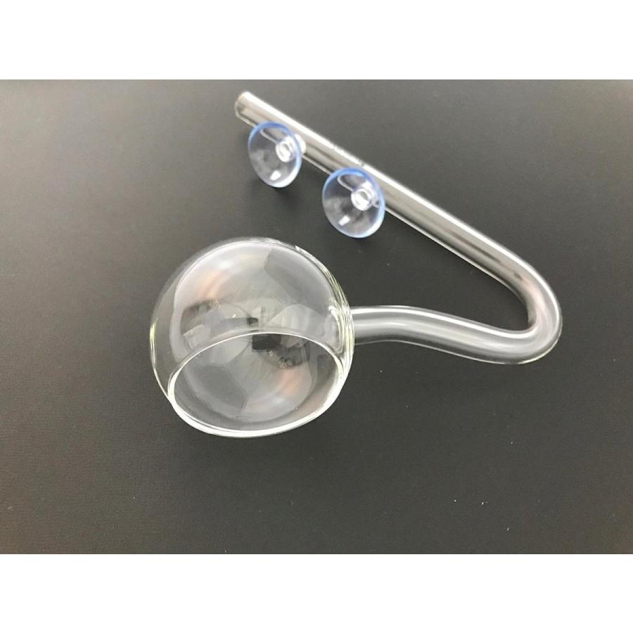 水槽用 ポピー型 出水 クリア ガラスパイプ 熱帯魚 アクアリウム 水草 12/16 クリップ式 吸盤 セット |  | 04