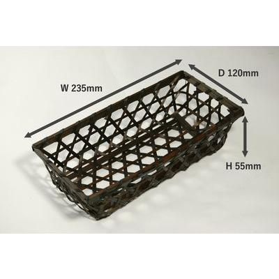 竹かご パッケージ MK-15830 六つ目角長  20個パック｜bamlee｜02