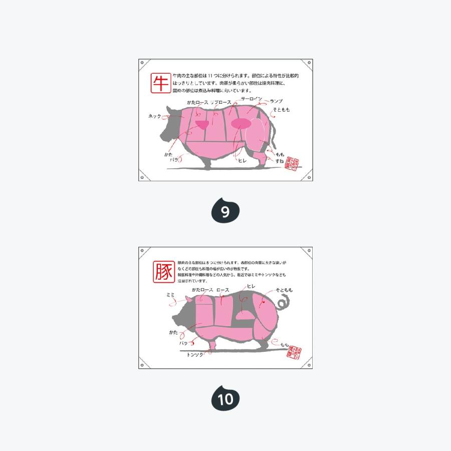 焼き肉 ポンジドロップ旗 W1000mm×H700mm |  | 05