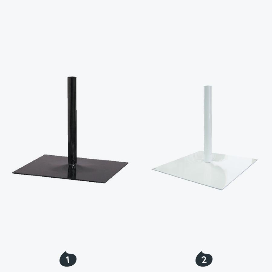 ポール台 鉄板 30cm |  | 01