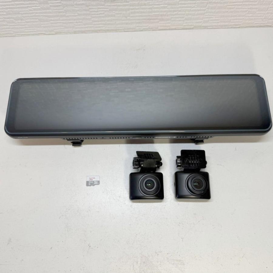 コムテック 車用 ドライブレコーダー搭載電子ルームミラー 前後2カメラ 