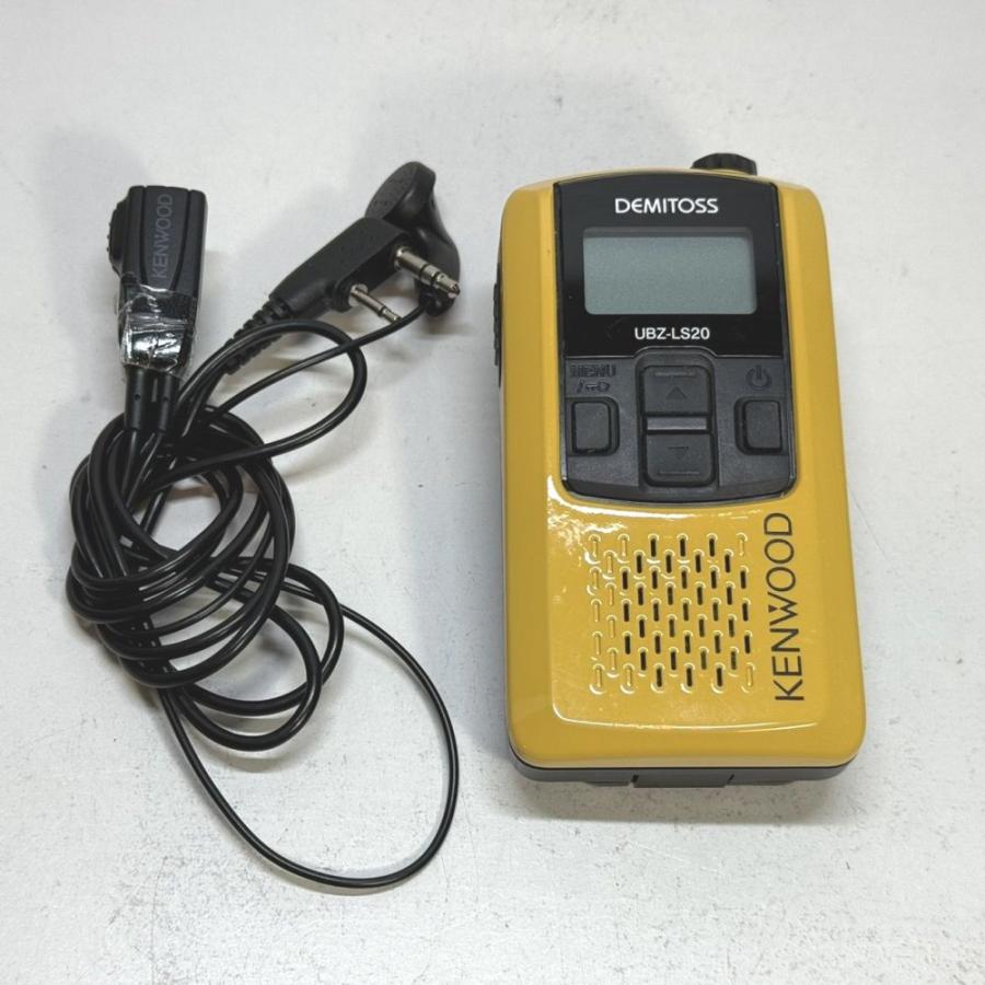 KENWOOD UBZ-LP20 トランシーバー　イエロー　付属品あり‼️ 特定小電力トランシーバー DEMITOSS(イエロー) UBZ-LP20Y JVC