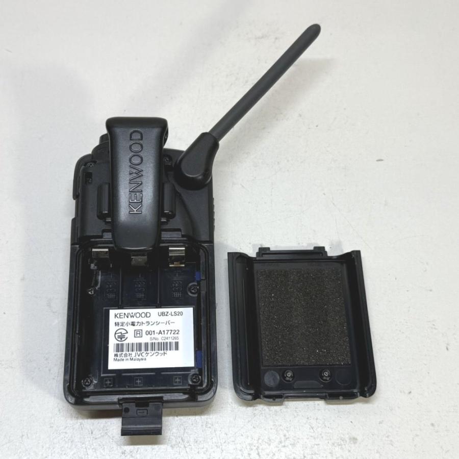 JVCケンウッド 特定小電力トランシーバー UBZ-LS20 ブラック デミトス
