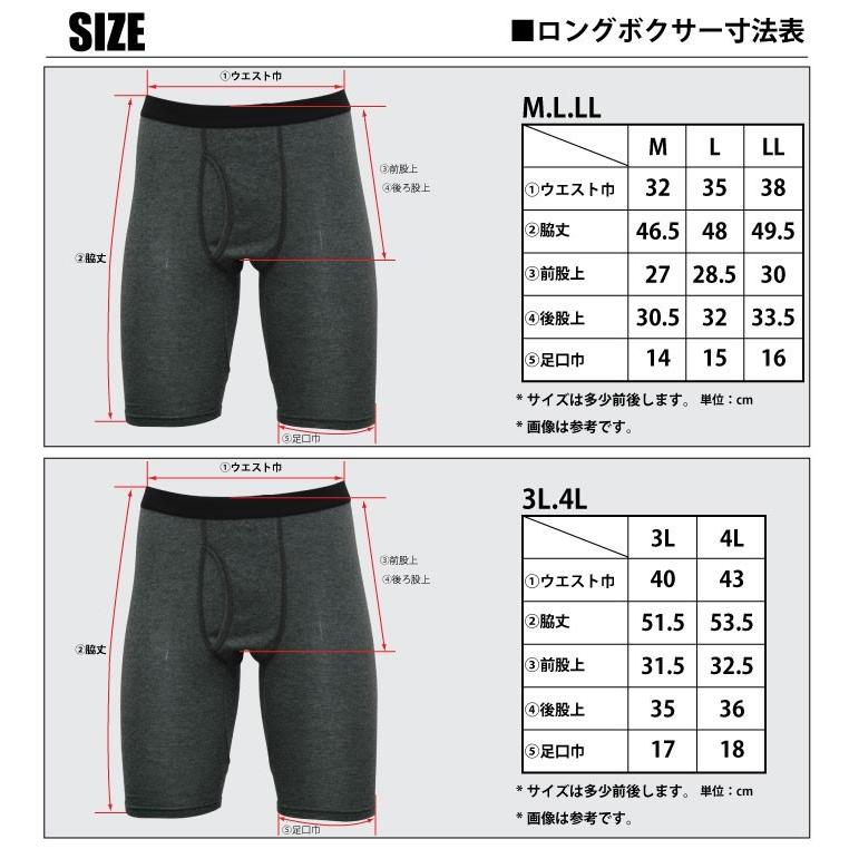 大きいサイズ.ロングボクサーブリーフ.2枚までメール便OK.中国製