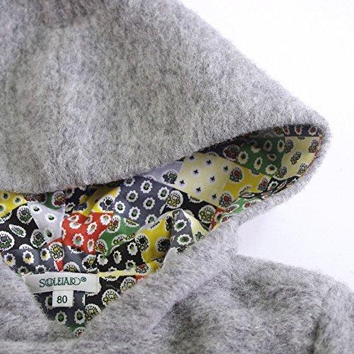 激安の ソレイアード Souleiado フードつきコート グレー 80cm 人気ブランド Www Hhib Com Br