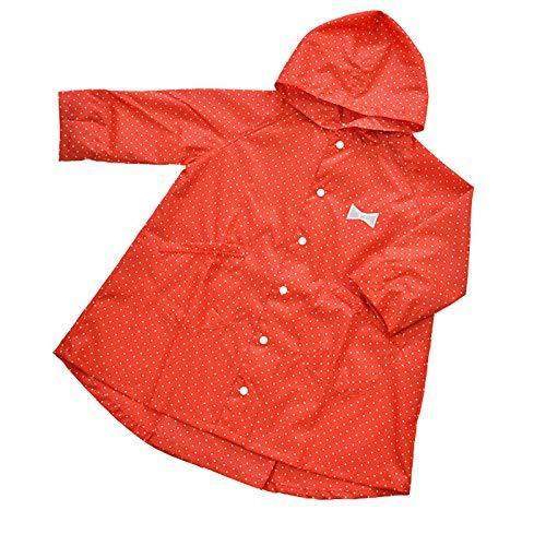 安い購入 Pompkins ドット柄レインコート アカ 140cm 本店は Www Muslimaidusa Org