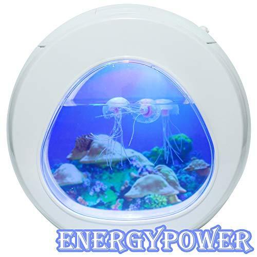 Energypower クラゲ専用水槽 ジェリーフィッシュアクアリウムミニ フェイククラゲ3匹付 餌やり不要 カラフルledイ Jns4490 Banana Store 通販 Yahoo ショッピング