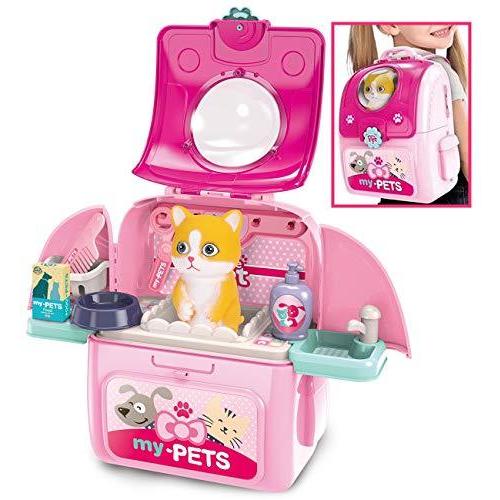 猫 ネコ お世話 おもちゃ おままごと ごっご遊び おでかけ お片付け 女の子 おもちゃ 人気 ごっこあそびセッ Oas Banana Store 通販 Yahoo ショッピング