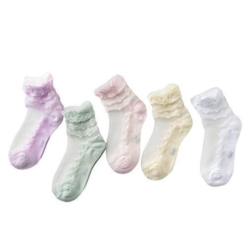 Zefangyu 子供のソックス キッズ シースルー ソックス 子供 靴下 夏 超薄型 メッシュ 赤ちゃん ベビー 女の子 5足 Ooy4048 Banana Store 通販 Yahoo ショッピング