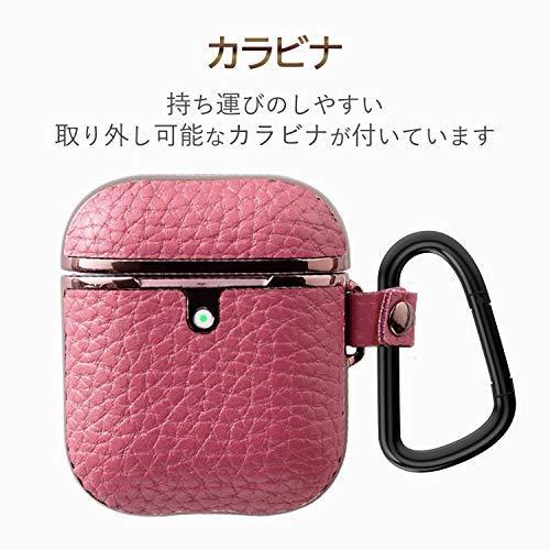 印象のデザイン エレコム Ava Apucmpnd ディープピンク 19 16発売モデル対応 メッキ加工 レザー ケース Airpods イヤホンアクセサリー Www We Job Com