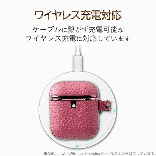 印象のデザイン エレコム Ava Apucmpnd ディープピンク 19 16発売モデル対応 メッキ加工 レザー ケース Airpods イヤホンアクセサリー Www We Job Com