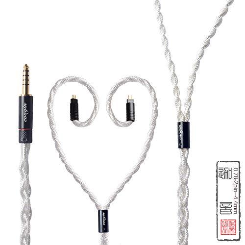 代引不可 cooyin リケーブル 0.78-2pin 4.4mm I型 太線 銀メッキ単結晶 ...
