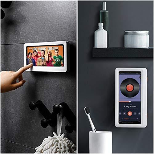 超爆安 お風呂 防水 スマホスタンド Housweety キッチン用 壁掛け携帯電話ホ ケース ウォールマウント 壁 スマホホルダー ウォールフック Www We Job Com