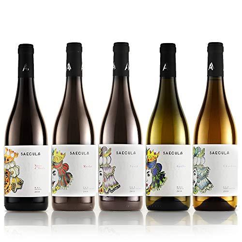売上倍増 赤白5本セット 海と山香る イタリア ワイン セクラ オシャレなラベル 全種類 飲み比べ シチリア産 グリ 即納 送料無料 Www Superavila Com