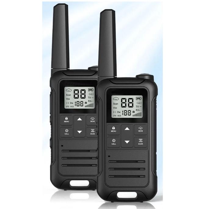 通話距離約5キロ アルカリ電池と充電池でも使える タイプC・USB充電