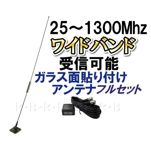 25-1300MHｚ広帯域受信♪ ガラスマウント アンテナ 新品 即納_3