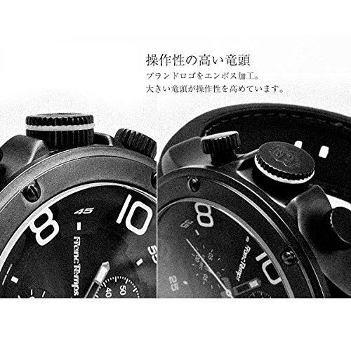 [フランテンプス] FrancTemps 腕時計 GAVARNIE ガヴァルニ クロノグラフ メンズ ホワイト FTGC-WH｜bananamint｜03