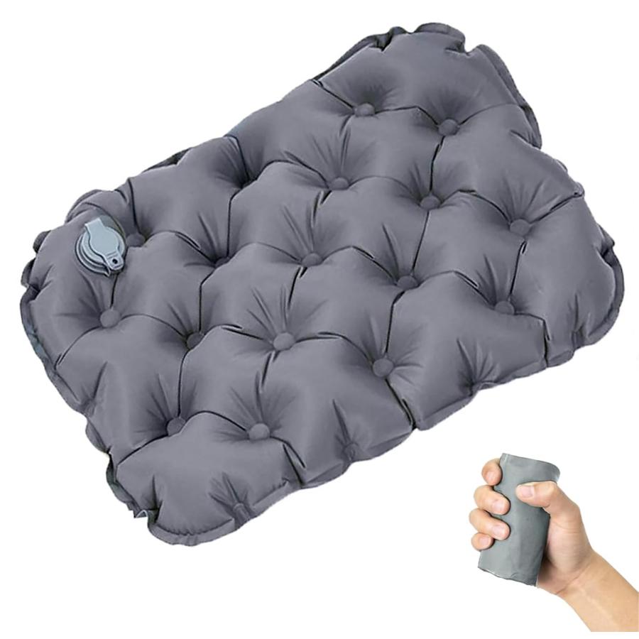 ポータブルクッション 折りたたみマット エアー 座布団 エアークッション 折りたたみシート 軽量 コンパクト キャンプマット アウトドア レジャーシー