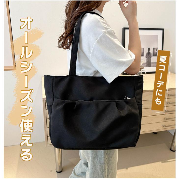 トートバッグ 軽量 軽い 260g レディース バッグ 通勤用 a4 ファスナー