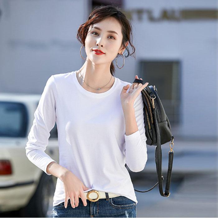 レディース カットソー Tシャツ 綿 コットン 100% 半袖 長袖 丸首 Vネック ラウンドネック 白 黒 紺 ホワイト ブラック ネイビー グレー スーツ インナー |  | 18