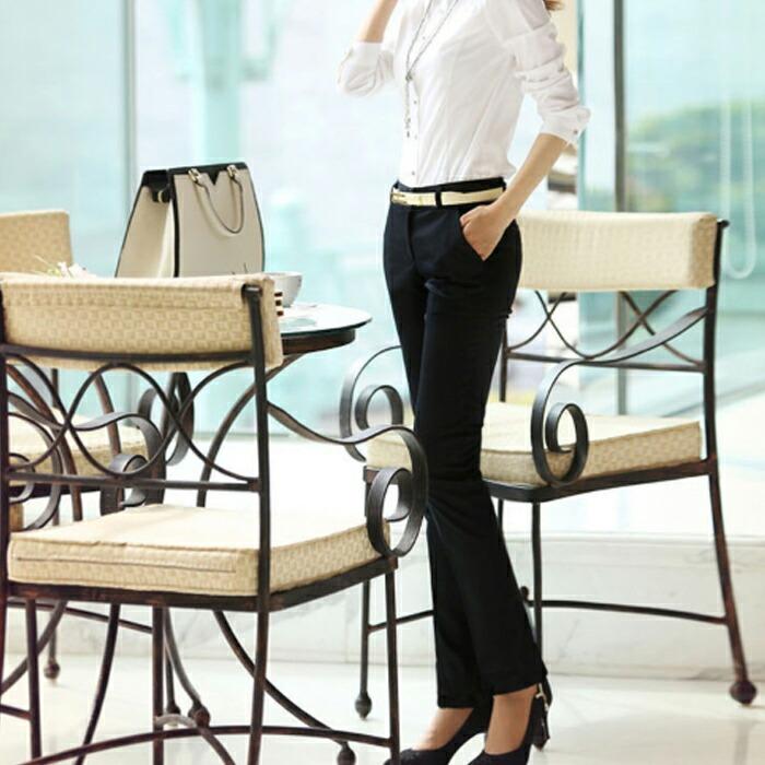 レディース パンツ 大きいサイズ スーツ 送料無料 通勤 40代