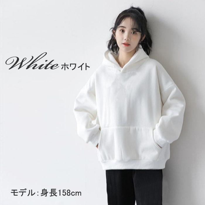 裏起毛パーカー黒、白　ラウンドカットソー 2点セット（裏起毛パーカー＋裾ラウンドTシャツ） 通販【ニッセン】