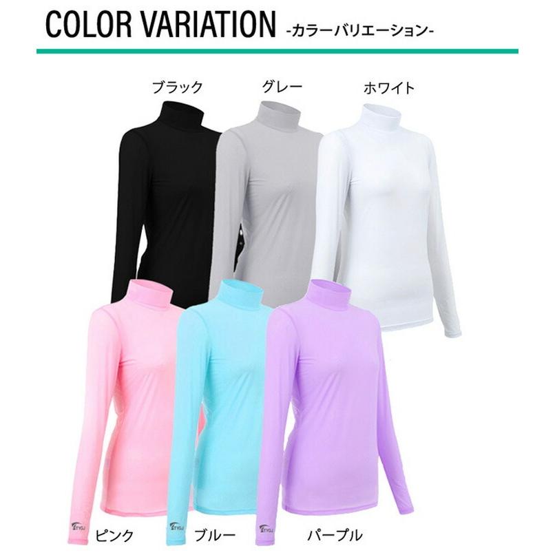 ゴルフウェア レディース 夏 春夏 夏用 機能性 インナー トップス UV