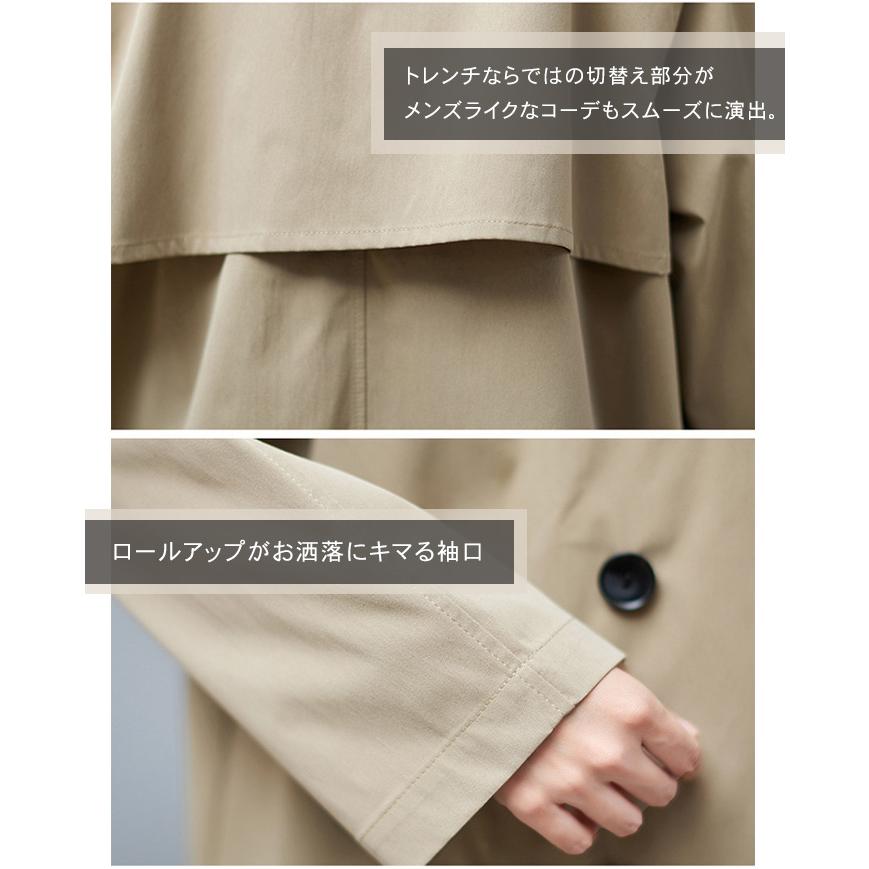 レディース トレンチ コート ロング丈 ロングコート ガウンコート