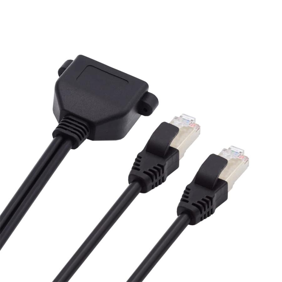 CableccデュアルポートUTP Cat 6オスメスLan Ethernet拡張ケーブル8 P 8 C FTP STP、パネル取付穴付き |  | 07