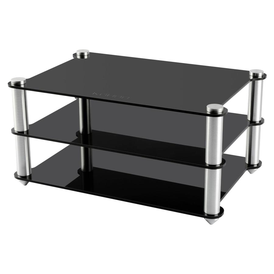 KGUSS オーディオラック 三段 USB DAC/パワーアンプ ラック オーディオ アルミニウム合金製 長24cm x 16cm x 12.5cm | 