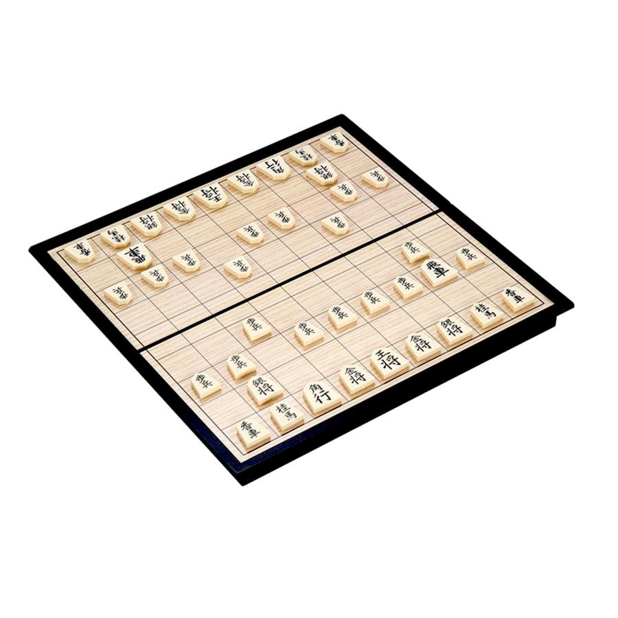 将棋 マグネット オセロ リバーシ コンパクト折りたたみ 収納 盤上遊戯 卓上 対戦 ボード 持ち運び 便利 (将棋) | 