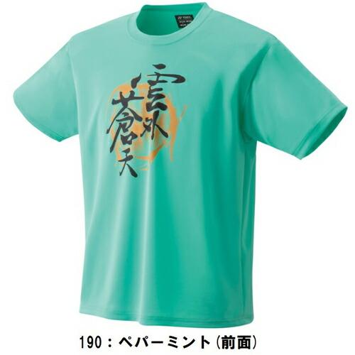 ネーム刺繍入り 人気ヨネックス (16647Y) ユニドライTシャツ 半袖 雲外蒼天 (B)｜bandaisports2｜02