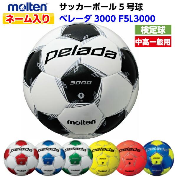 高級感 モルテン ネーム入り F5l3000 サッカーボール 5号球 ペレーダ3000 検定球 M 人気ブランド Www Aqtsolutions Com