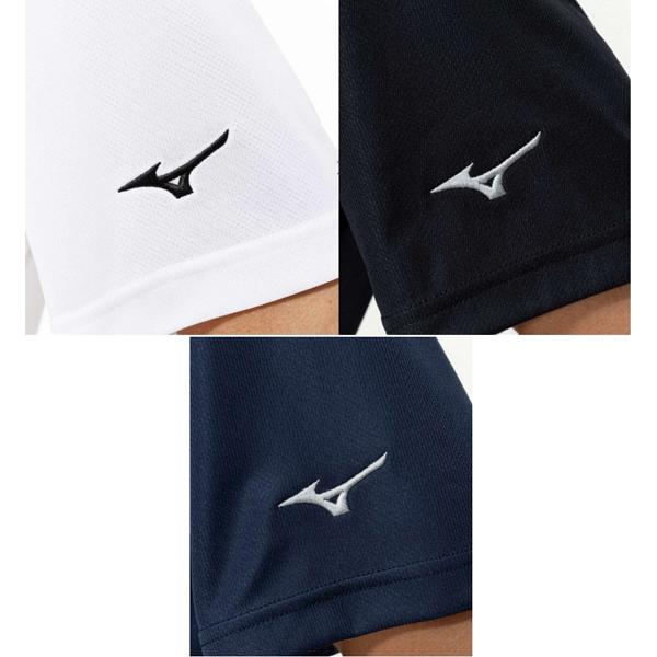 ネーム刺繍入り セール ミズノ (32MAC193) ナビドライ ポロシャツ 半袖 ワンポイント (B) | MIZUNO | 04