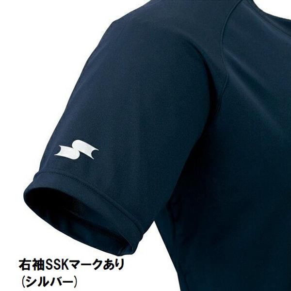 返品不可 ネーム刺繍入り エスエスケイ (BT2250) クルーネックTシャツ 半袖 (M) | エスエスケイ（スポーツ用品） | 07